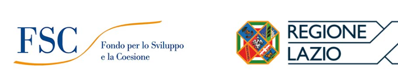 Loghi Fondo per lo Sviluppo e la Coesione e Regione Lazio